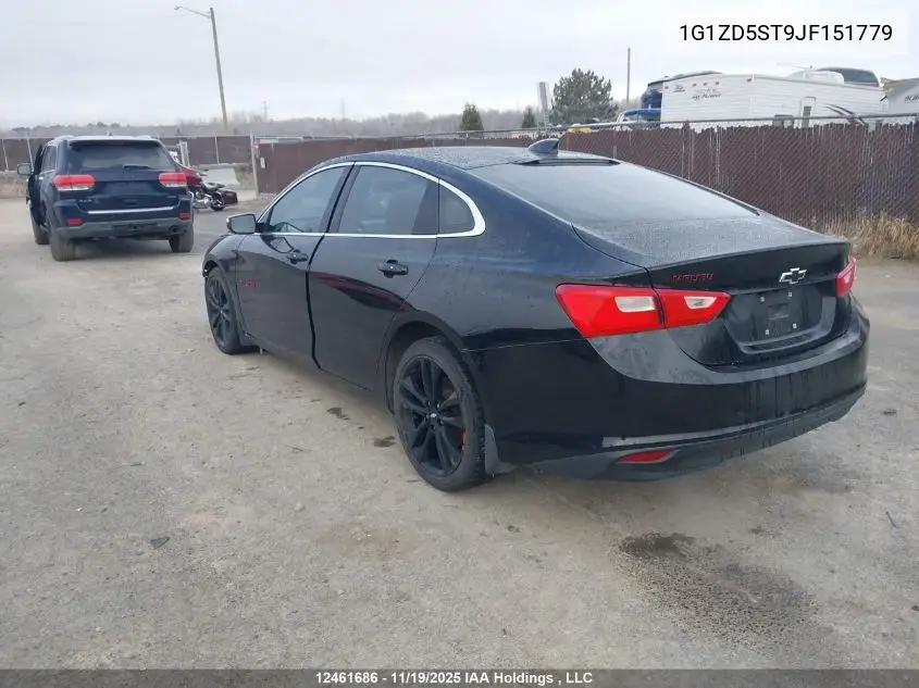 1G1ZD5ST9JF151779 2018 Chevrolet Malibu Lt