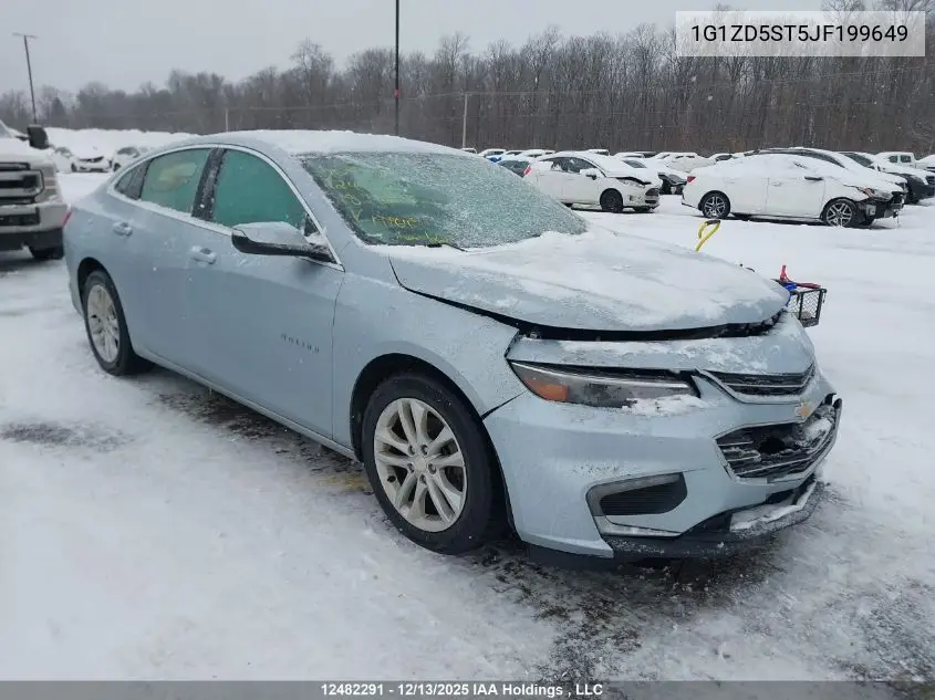 1G1ZD5ST5JF199649 2018 Chevrolet Malibu Lt