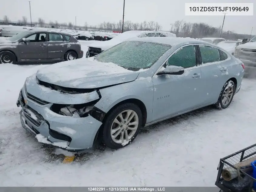 1G1ZD5ST5JF199649 2018 Chevrolet Malibu Lt