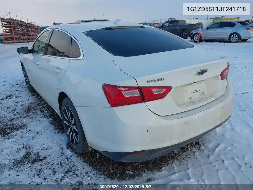 1G1ZD5ST1JF241718 2018 Chevrolet Malibu Lt