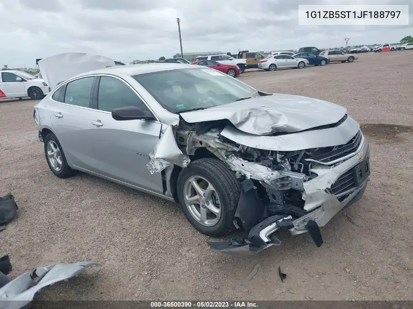 1G1ZB5ST1JF188797 2018 Chevrolet Malibu 1Ls