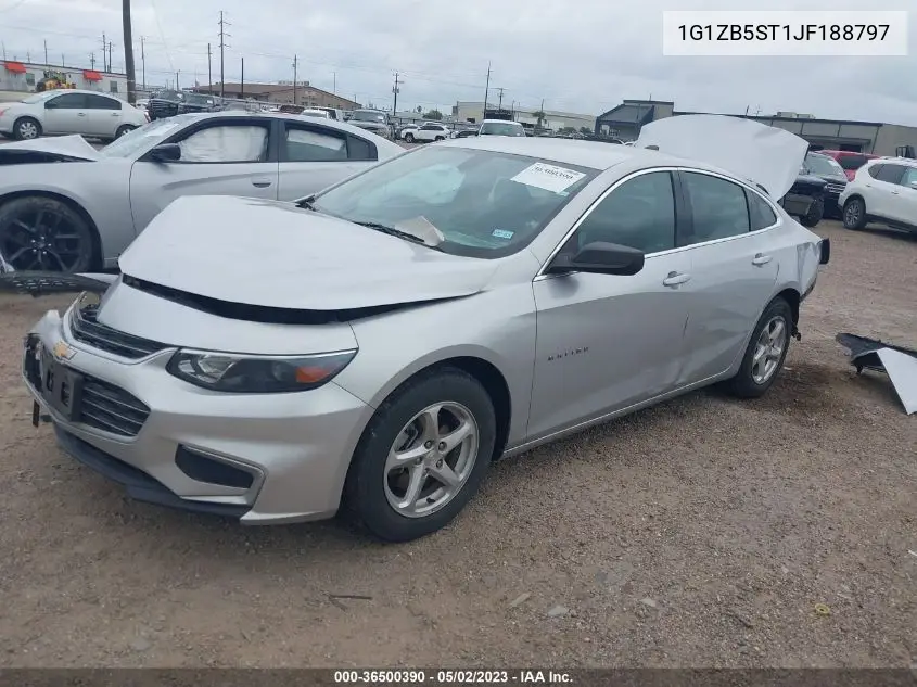 1G1ZB5ST1JF188797 2018 Chevrolet Malibu 1Ls