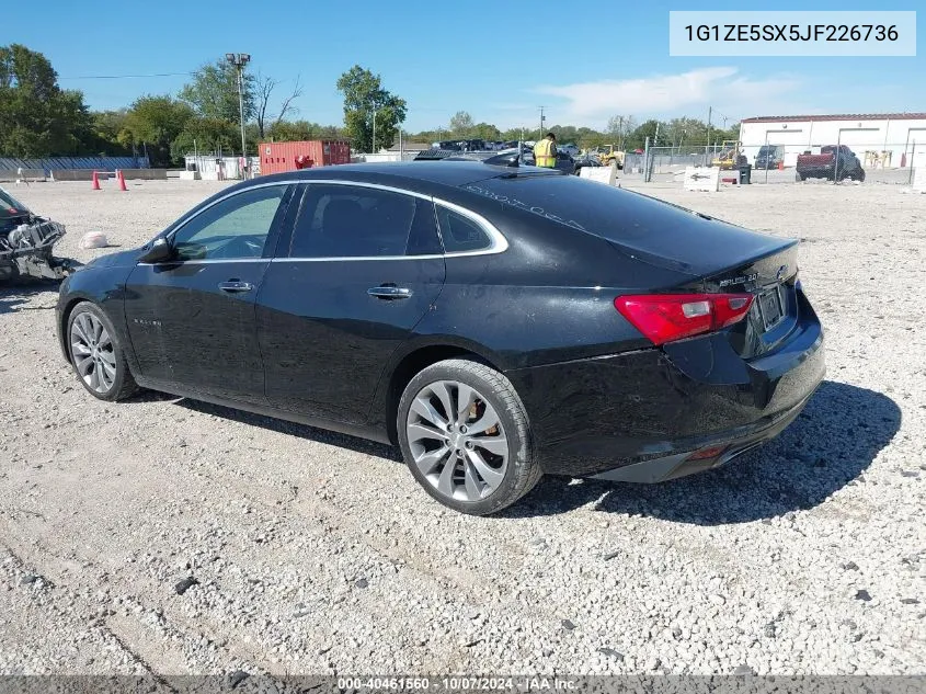 1G1ZE5SX5JF226736 2018 Chevrolet Malibu Premier