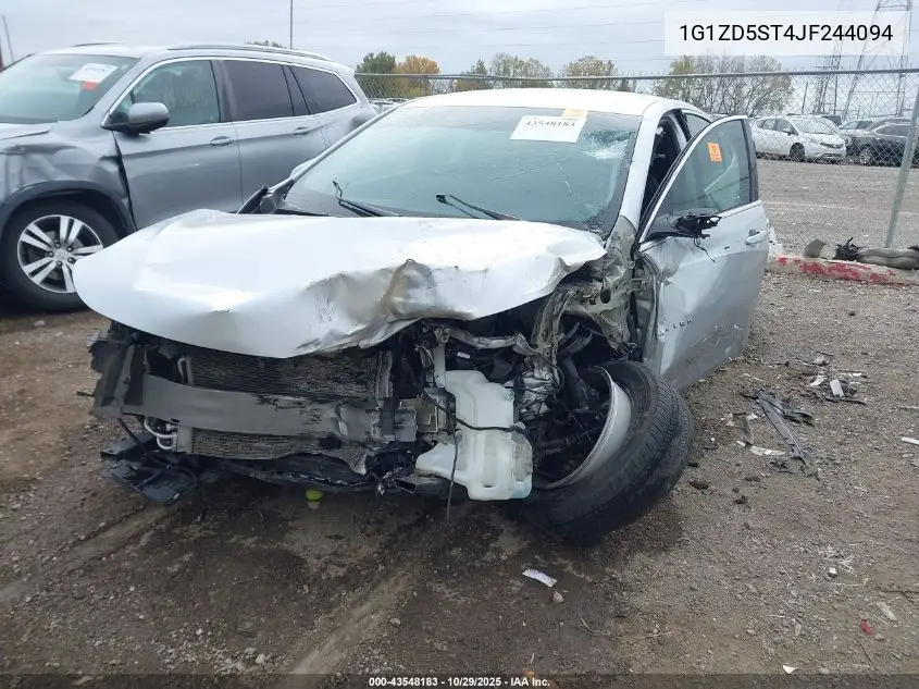 1G1ZD5ST4JF244094 2018 Chevrolet Malibu Lt