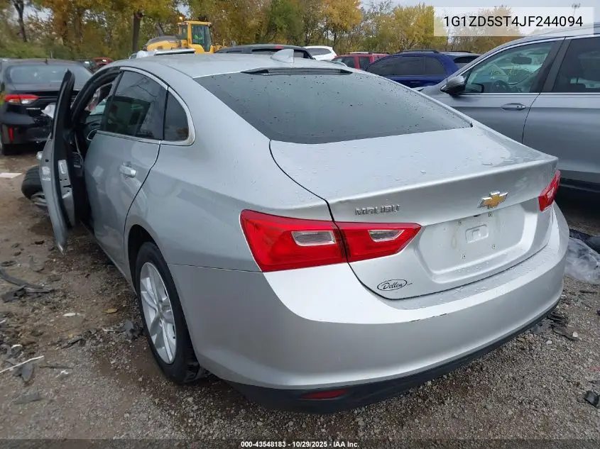 1G1ZD5ST4JF244094 2018 Chevrolet Malibu Lt