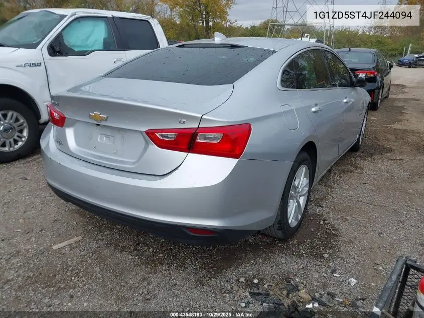 1G1ZD5ST4JF244094 2018 Chevrolet Malibu Lt