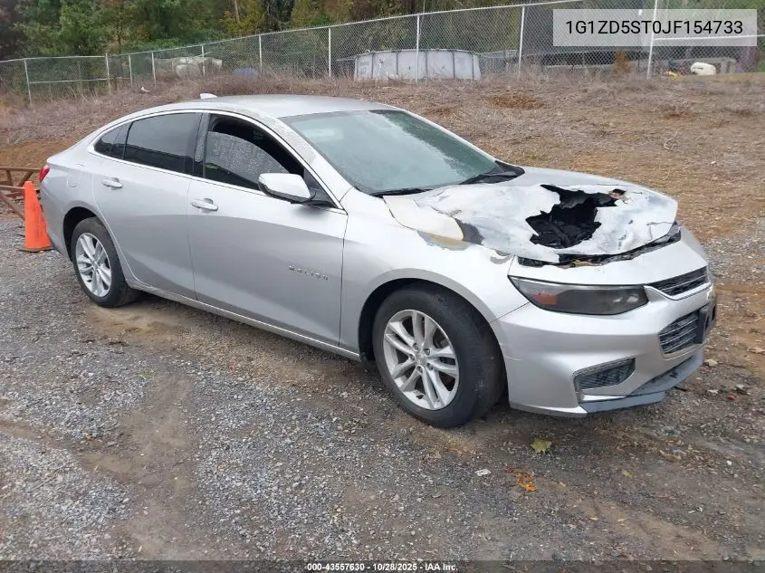 1G1ZD5ST0JF154733 2018 Chevrolet Malibu Lt