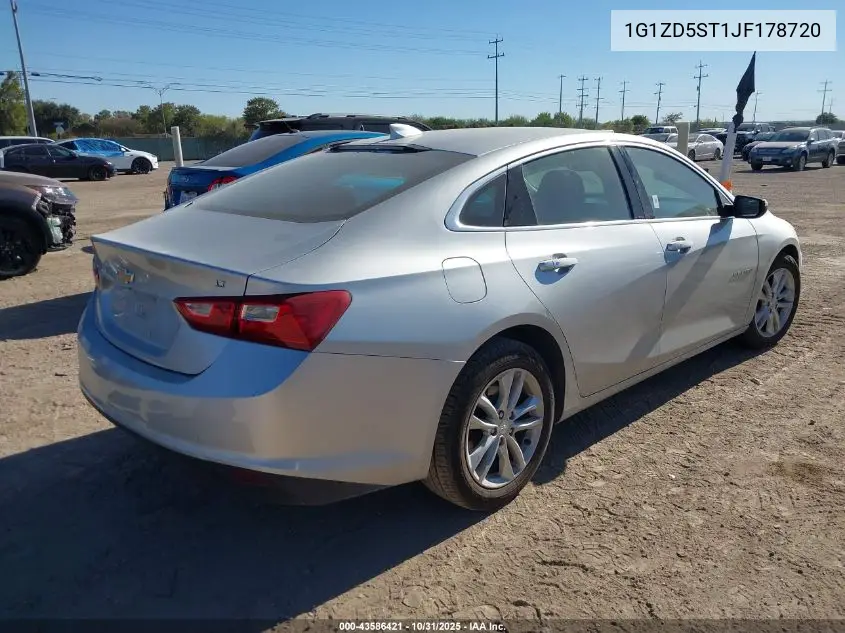 1G1ZD5ST1JF178720 2018 Chevrolet Malibu Lt