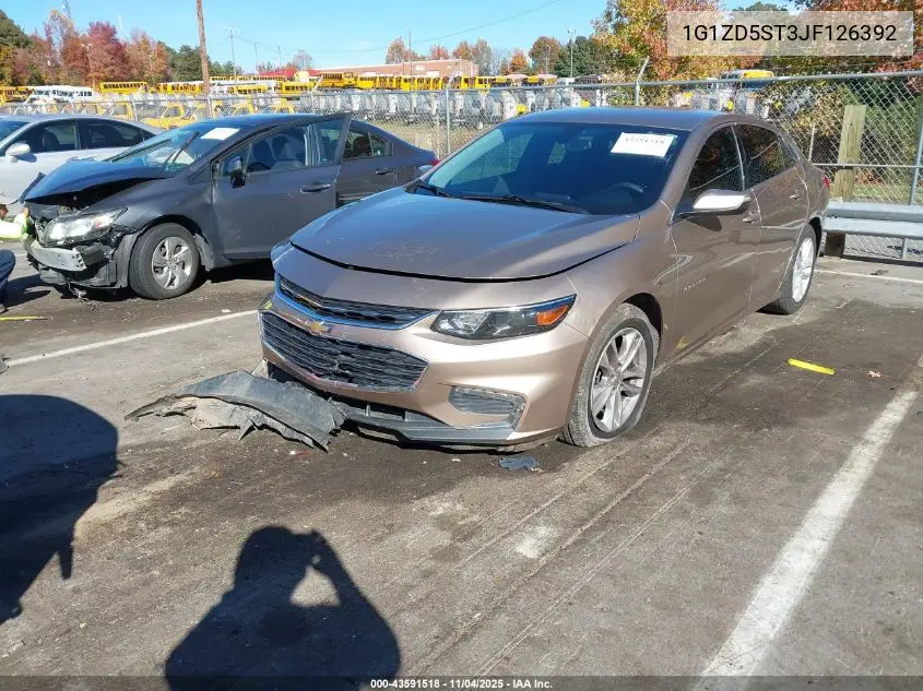 1G1ZD5ST3JF126392 2018 Chevrolet Malibu Lt