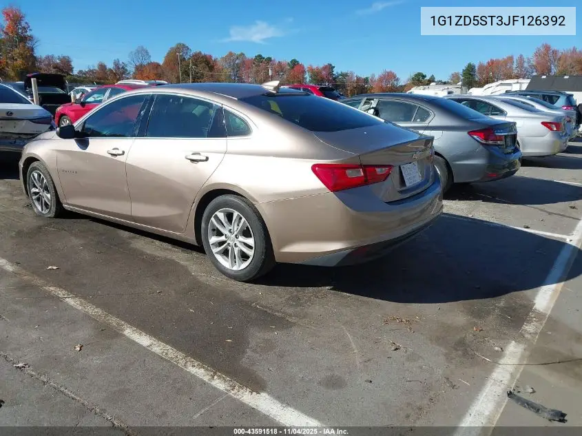 1G1ZD5ST3JF126392 2018 Chevrolet Malibu Lt