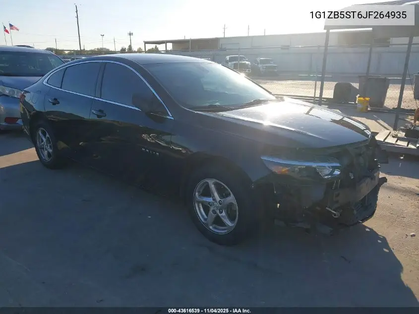 1G1ZB5ST6JF264935 2018 Chevrolet Malibu 1Ls