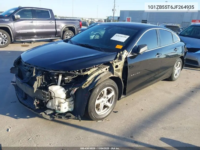 1G1ZB5ST6JF264935 2018 Chevrolet Malibu 1Ls