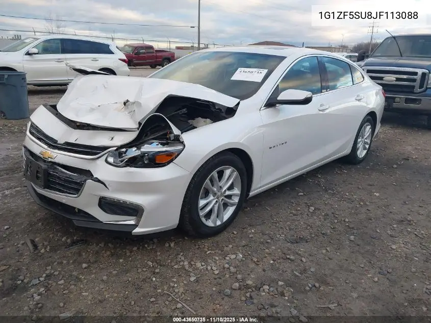 1G1ZF5SU8JF113088 2018 Chevrolet Malibu Hybrid