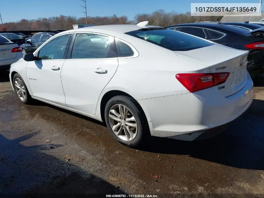 1G1ZD5ST4JF135649 2018 Chevrolet Malibu Lt