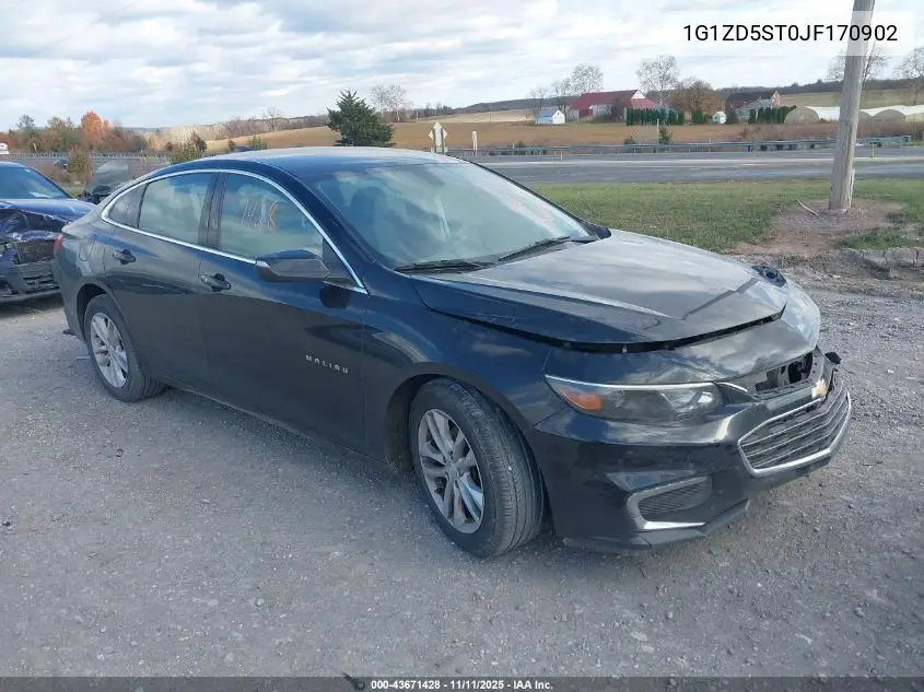 1G1ZD5ST0JF170902 2018 Chevrolet Malibu Lt