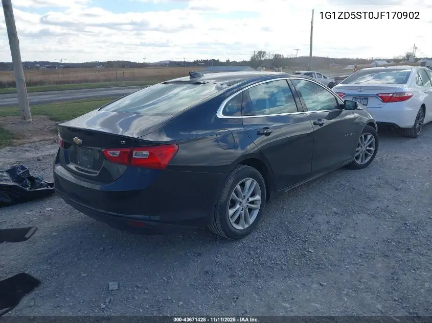 1G1ZD5ST0JF170902 2018 Chevrolet Malibu Lt
