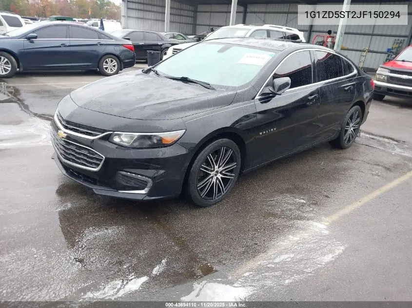 1G1ZD5ST2JF150294 2018 Chevrolet Malibu Lt
