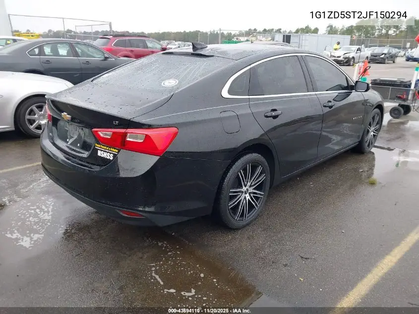 1G1ZD5ST2JF150294 2018 Chevrolet Malibu Lt