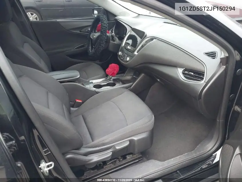 1G1ZD5ST2JF150294 2018 Chevrolet Malibu Lt