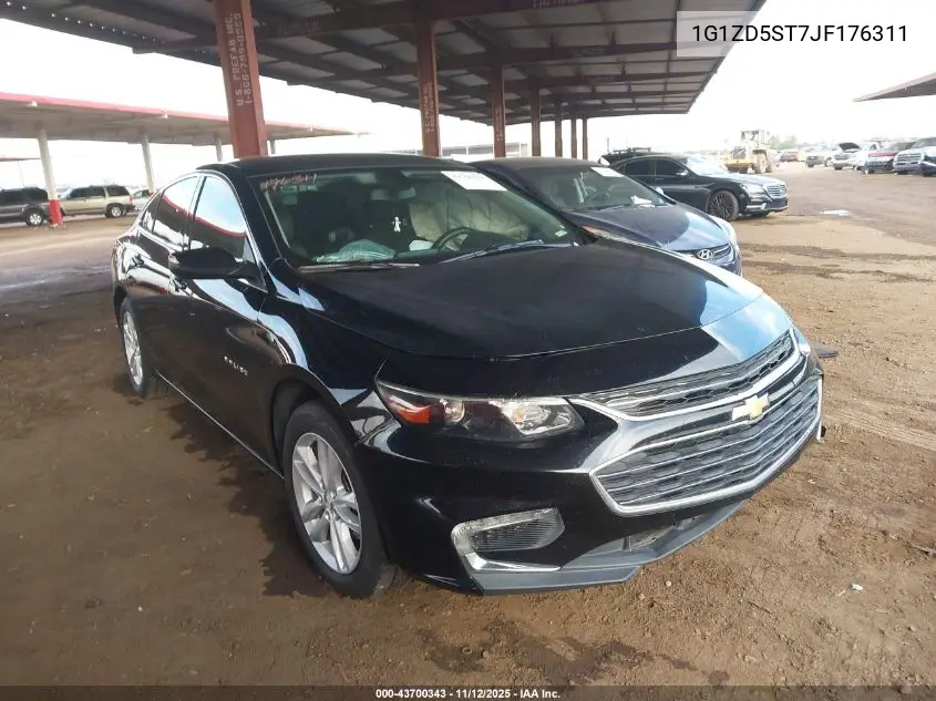 1G1ZD5ST7JF176311 2018 Chevrolet Malibu Lt