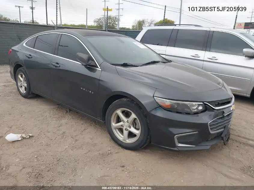 1G1ZB5ST5JF205939 2018 Chevrolet Malibu 1Ls