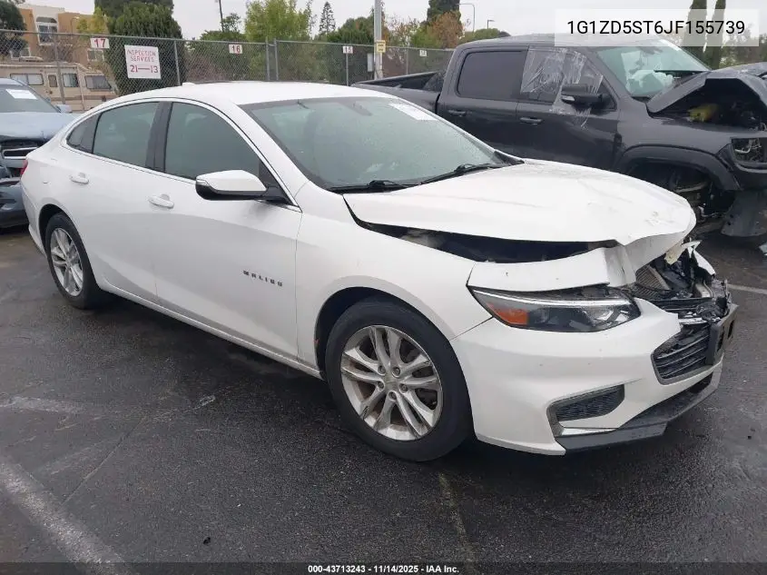 1G1ZD5ST6JF155739 2018 Chevrolet Malibu Lt