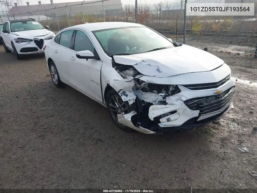 1G1ZD5ST0JF193564 2018 Chevrolet Malibu Lt