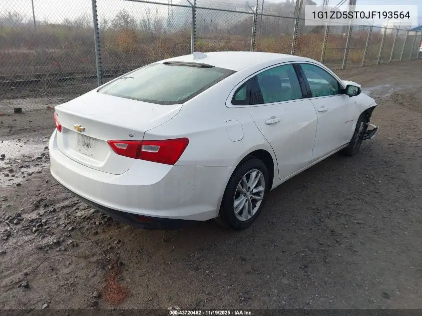 1G1ZD5ST0JF193564 2018 Chevrolet Malibu Lt