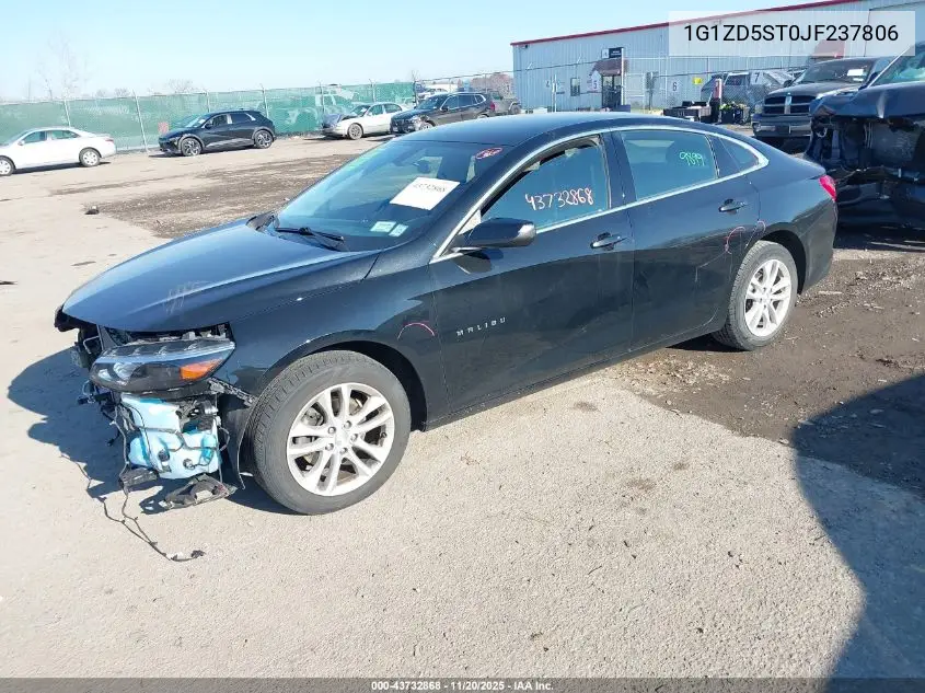 1G1ZD5ST0JF237806 2018 Chevrolet Malibu Lt