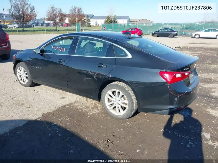 1G1ZD5ST0JF237806 2018 Chevrolet Malibu Lt