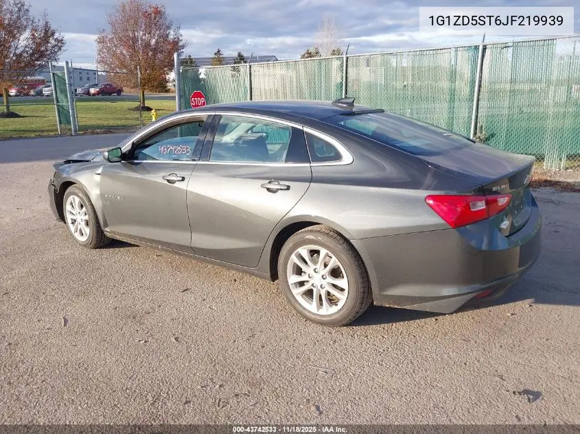 1G1ZD5ST6JF219939 2018 Chevrolet Malibu Lt