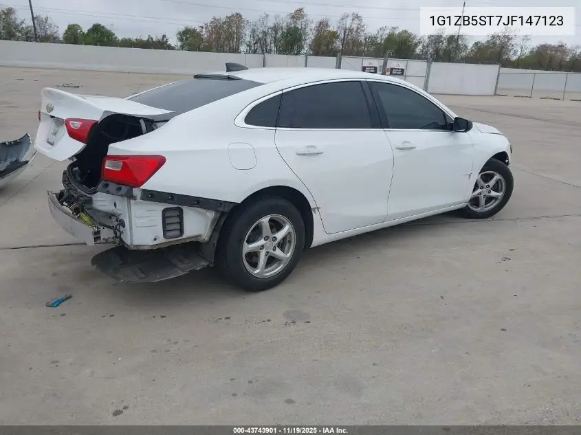 1G1ZB5ST7JF147123 2018 Chevrolet Malibu 1Ls
