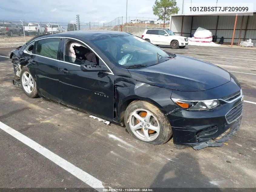 1G1ZB5ST7JF209099 2018 Chevrolet Malibu 1Ls
