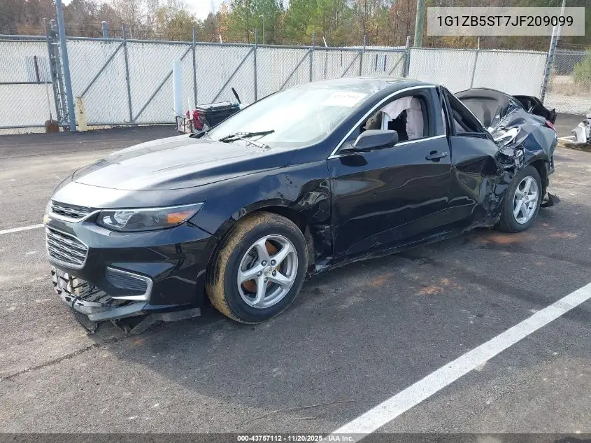 1G1ZB5ST7JF209099 2018 Chevrolet Malibu 1Ls