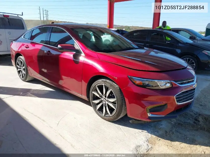 1G1ZD5ST2JF288854 2018 Chevrolet Malibu Lt