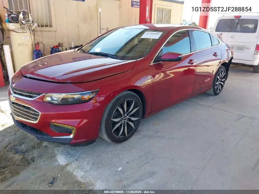1G1ZD5ST2JF288854 2018 Chevrolet Malibu Lt