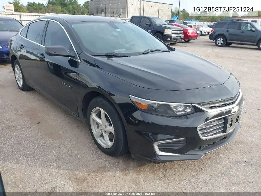 1G1ZB5ST7JF251224 2018 Chevrolet Malibu 1Ls