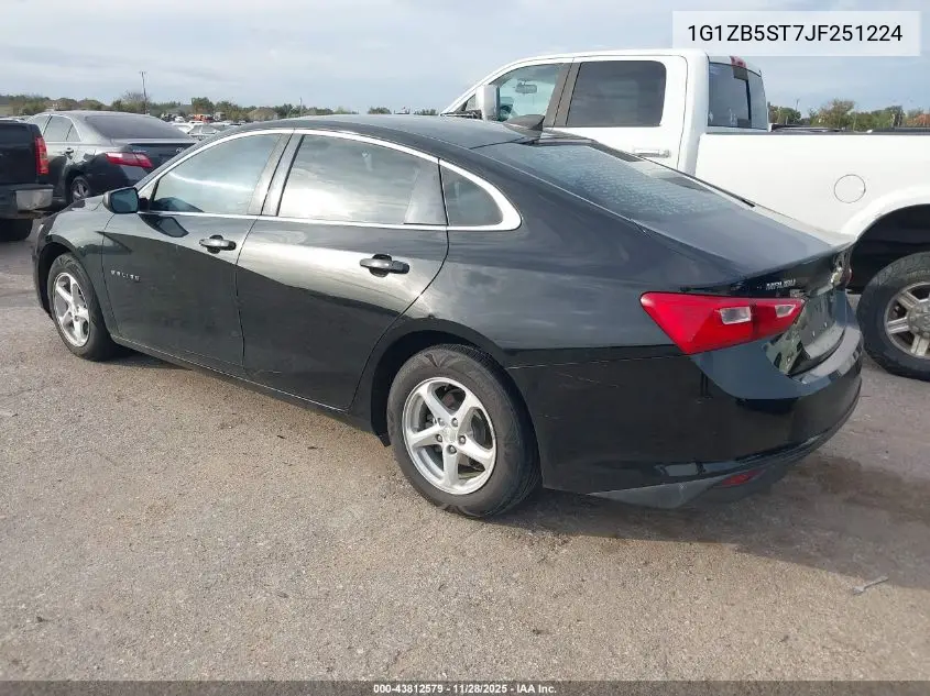 1G1ZB5ST7JF251224 2018 Chevrolet Malibu 1Ls