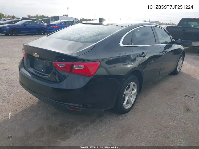 1G1ZB5ST7JF251224 2018 Chevrolet Malibu 1Ls