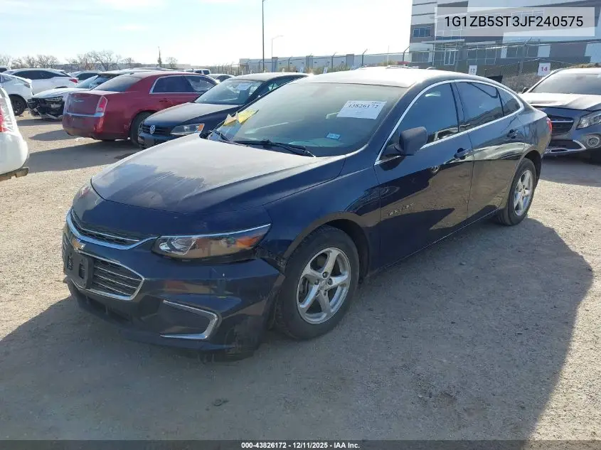 1G1ZB5ST3JF240575 2018 Chevrolet Malibu 1Ls