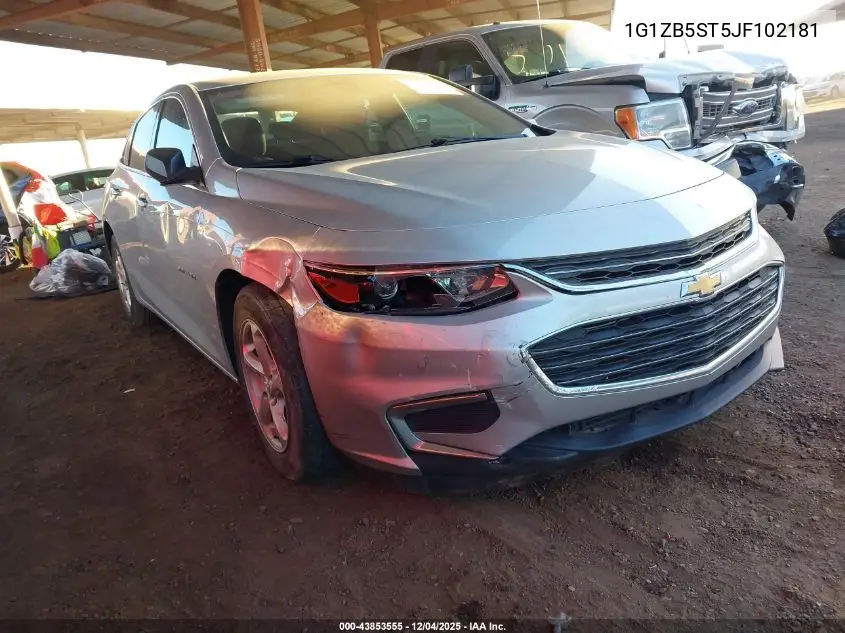 1G1ZB5ST5JF102181 2018 Chevrolet Malibu 1Ls