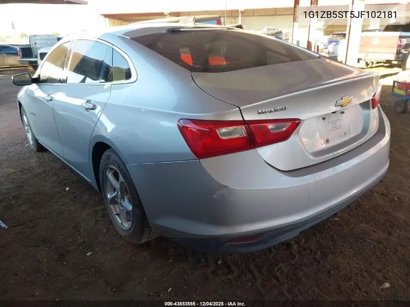 1G1ZB5ST5JF102181 2018 Chevrolet Malibu 1Ls