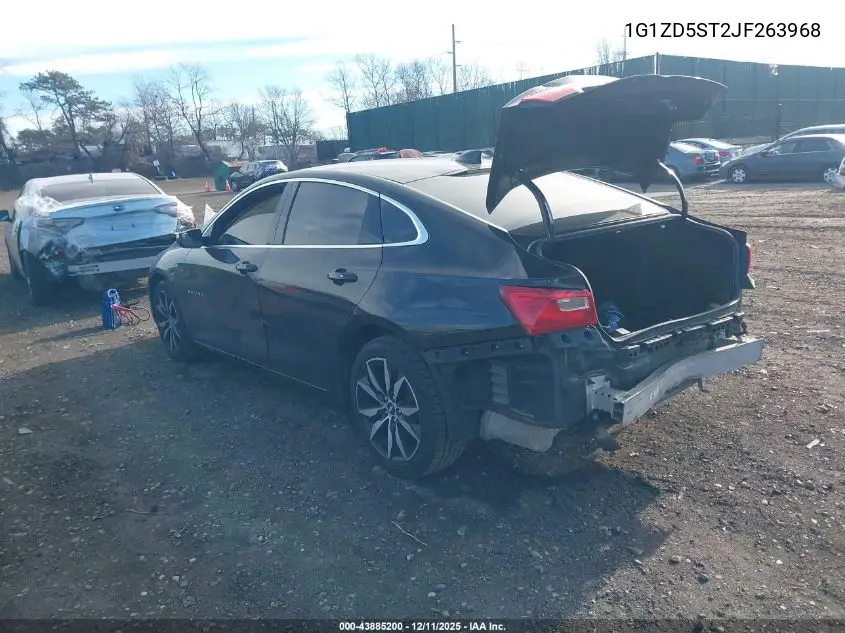 1G1ZD5ST2JF263968 2018 Chevrolet Malibu Lt