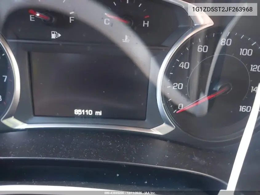 1G1ZD5ST2JF263968 2018 Chevrolet Malibu Lt