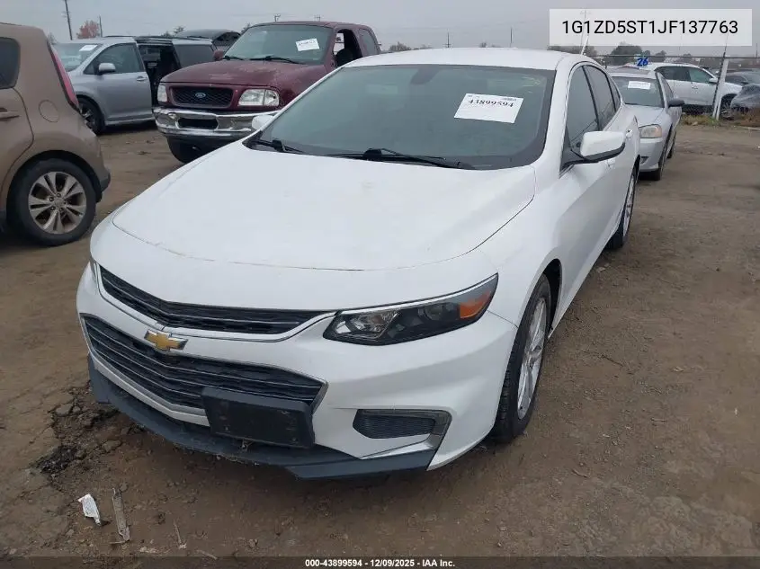 1G1ZD5ST1JF137763 2018 Chevrolet Malibu Lt