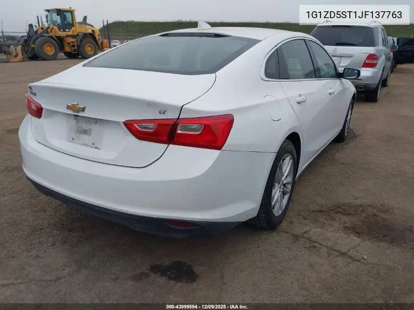 1G1ZD5ST1JF137763 2018 Chevrolet Malibu Lt
