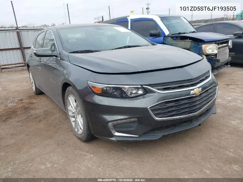 1G1ZD5ST6JF193505 2018 Chevrolet Malibu Lt
