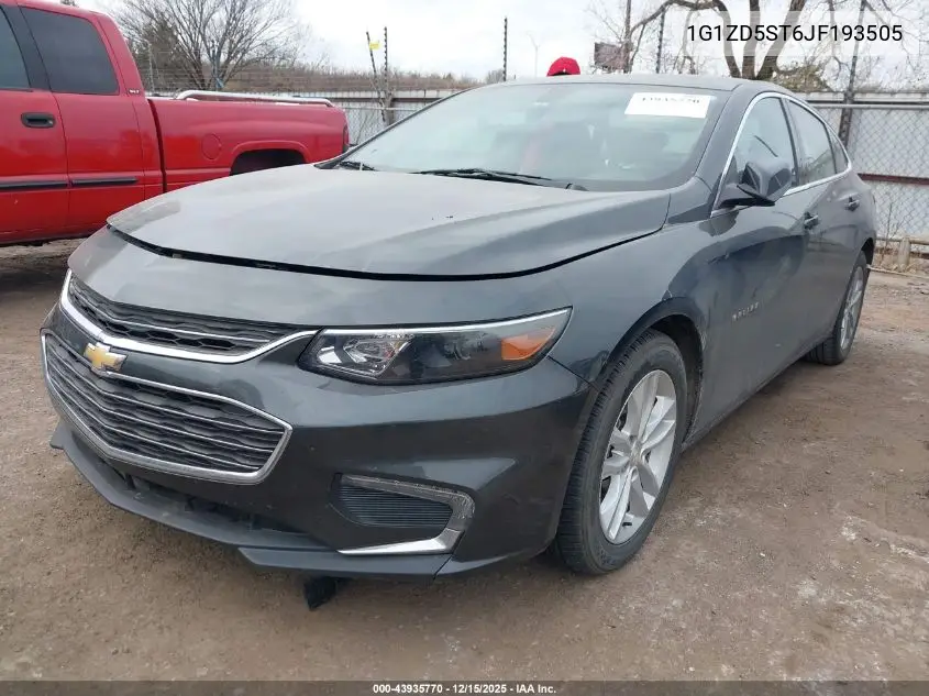 1G1ZD5ST6JF193505 2018 Chevrolet Malibu Lt