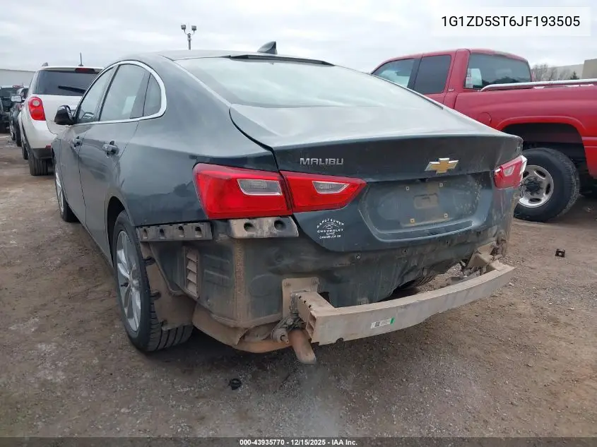 1G1ZD5ST6JF193505 2018 Chevrolet Malibu Lt