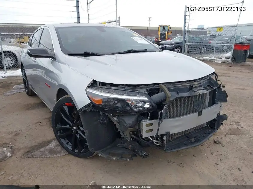 1G1ZD5ST7JF220193 2018 Chevrolet Malibu Lt